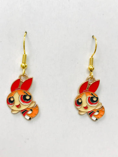 Cute Girl Cartoon Anime Earrings