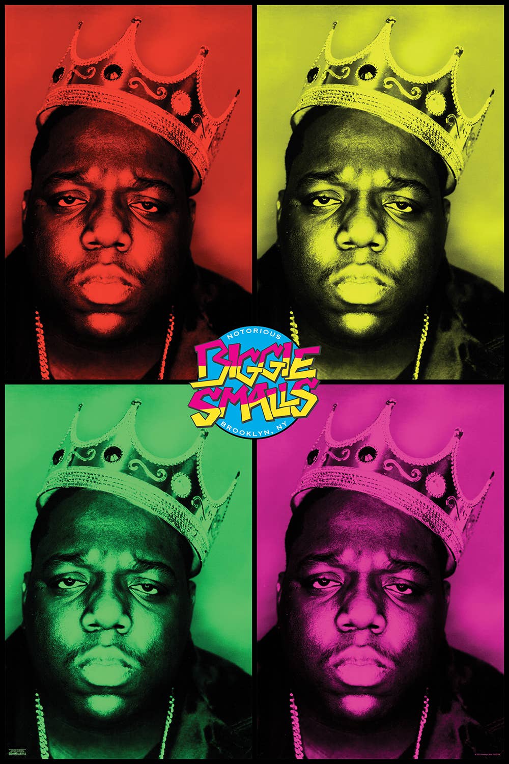 Notorious BIG- Pop Art - King - 24x36 Poster