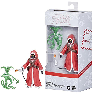 Star Wars: The Black Series 6" Jawa and Salacious B. Crumb (Holiday Edition) Figure Set