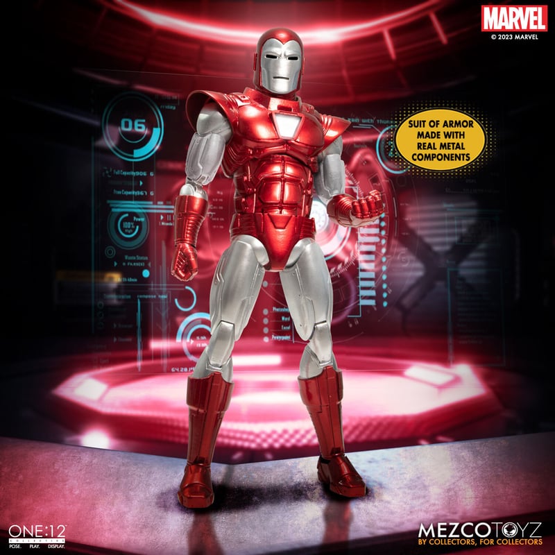 ONE:12 COLLECTIVE Iron Man: Silver Centurion