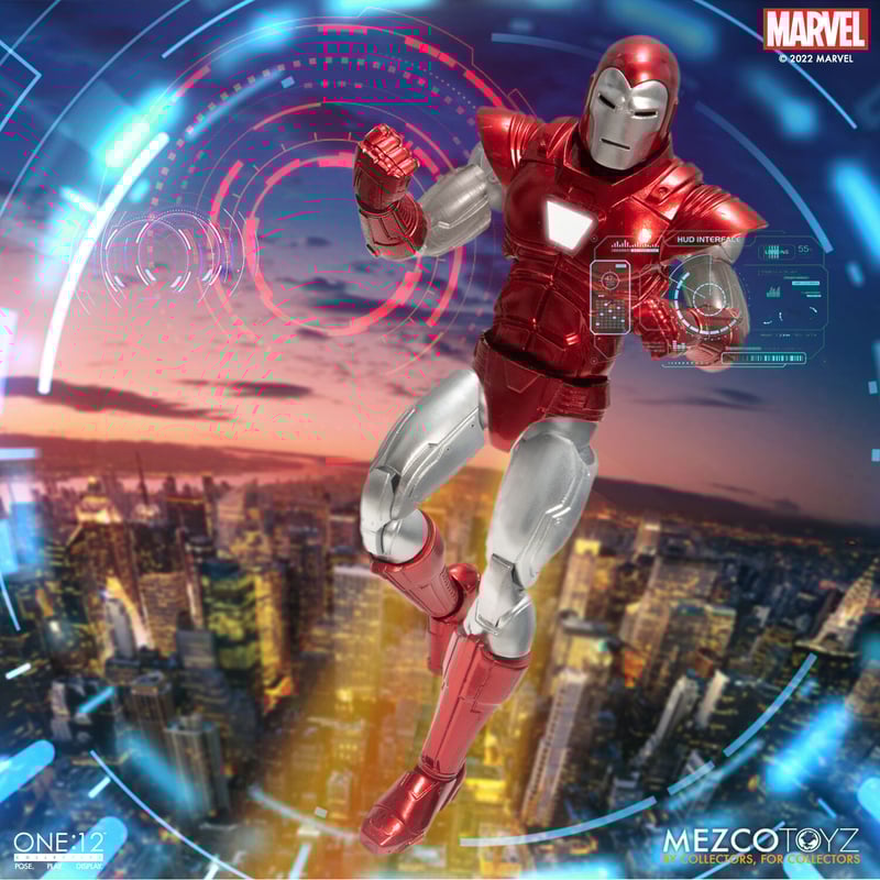 ONE:12 COLLECTIVE Iron Man: Silver Centurion