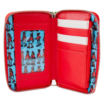 Loungefly Wheres Waldo AOP Zip Wallet