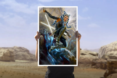 AHSOKA TANO: HANGING IN THE BALANCE Framed
