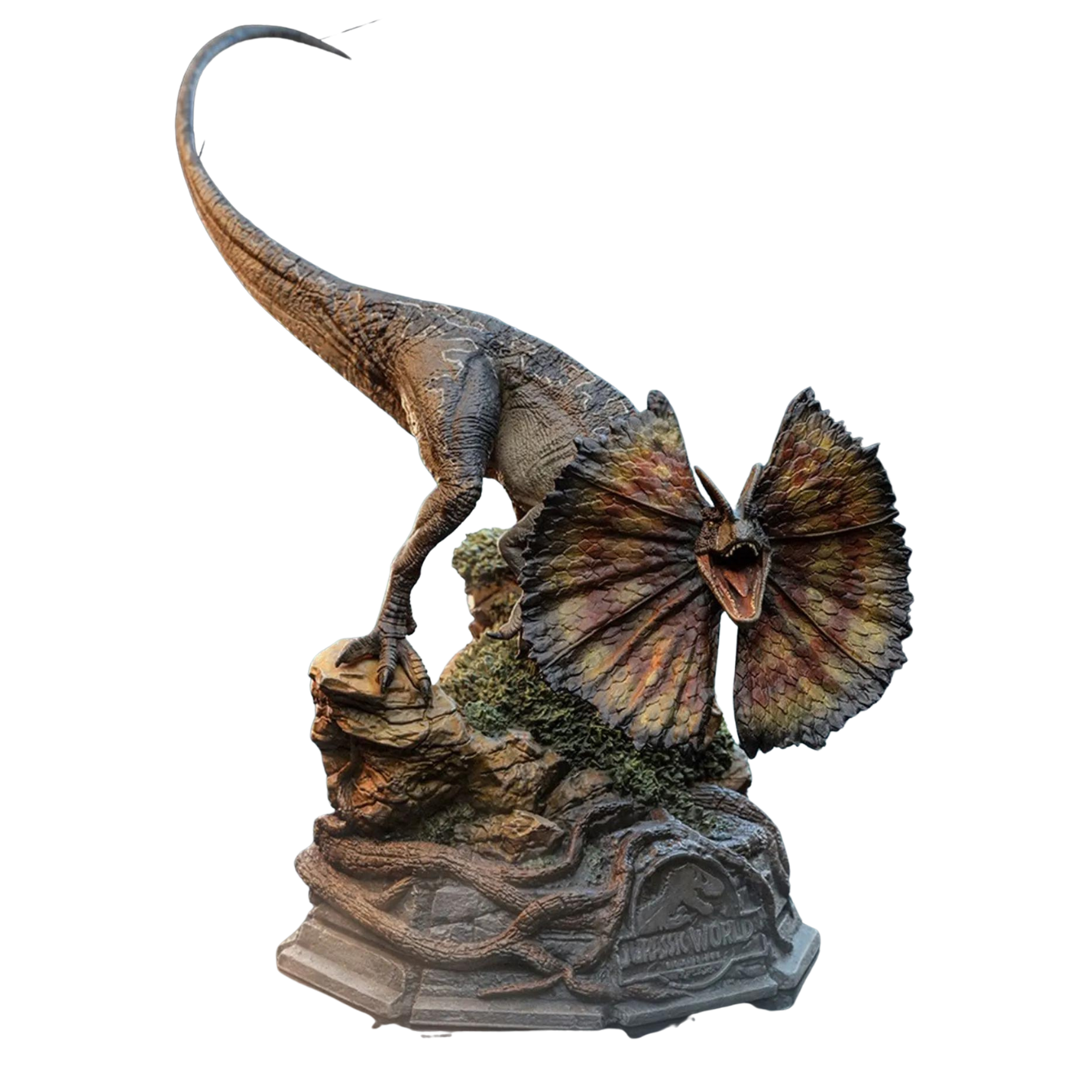 Jurassic World Dominion Dilophosaurus 1 10th Scale Statue