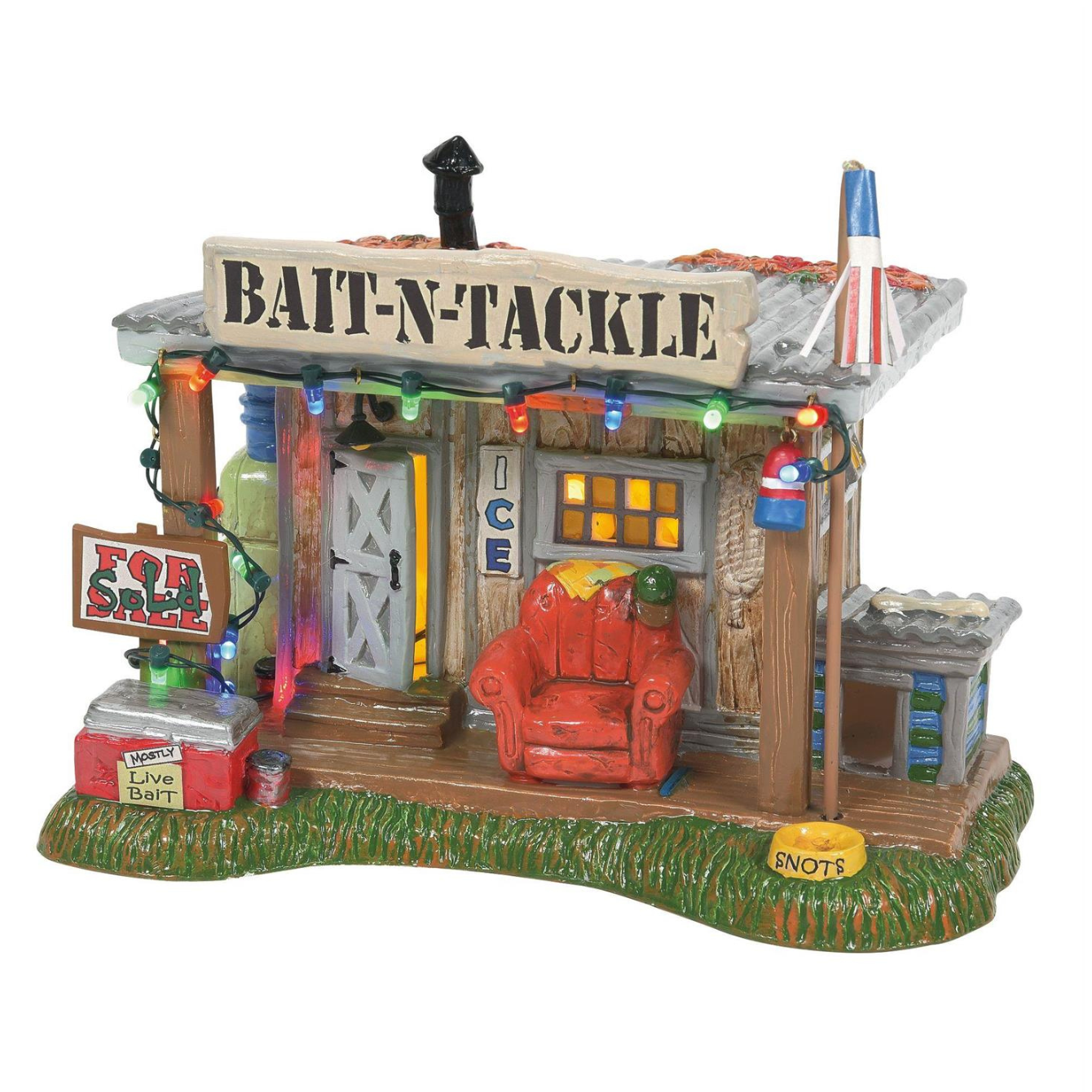 Xmas Vac Selling The Bait Shop Snow Village