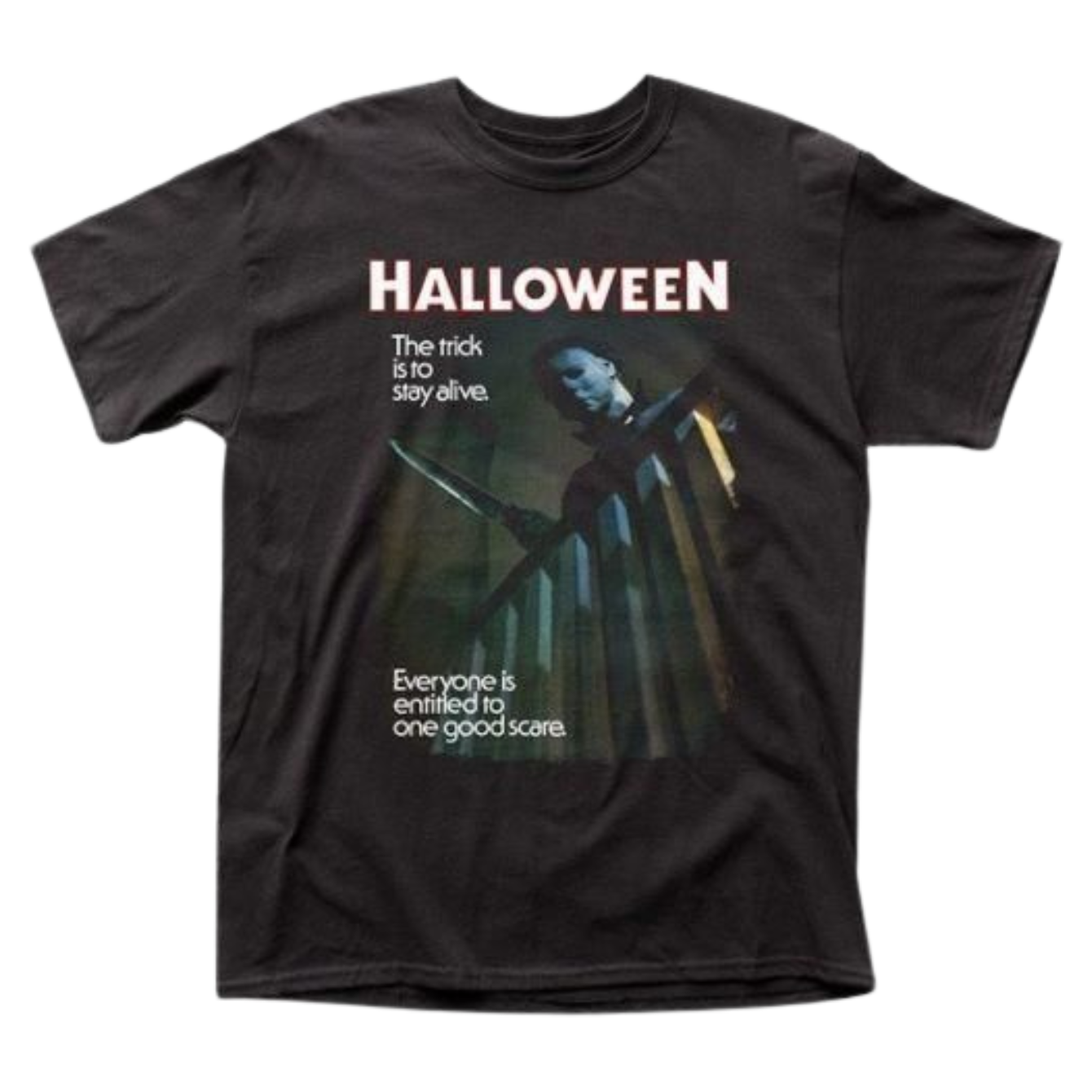 Halloween Shirt The Trick is to Stay Alive Color Variant