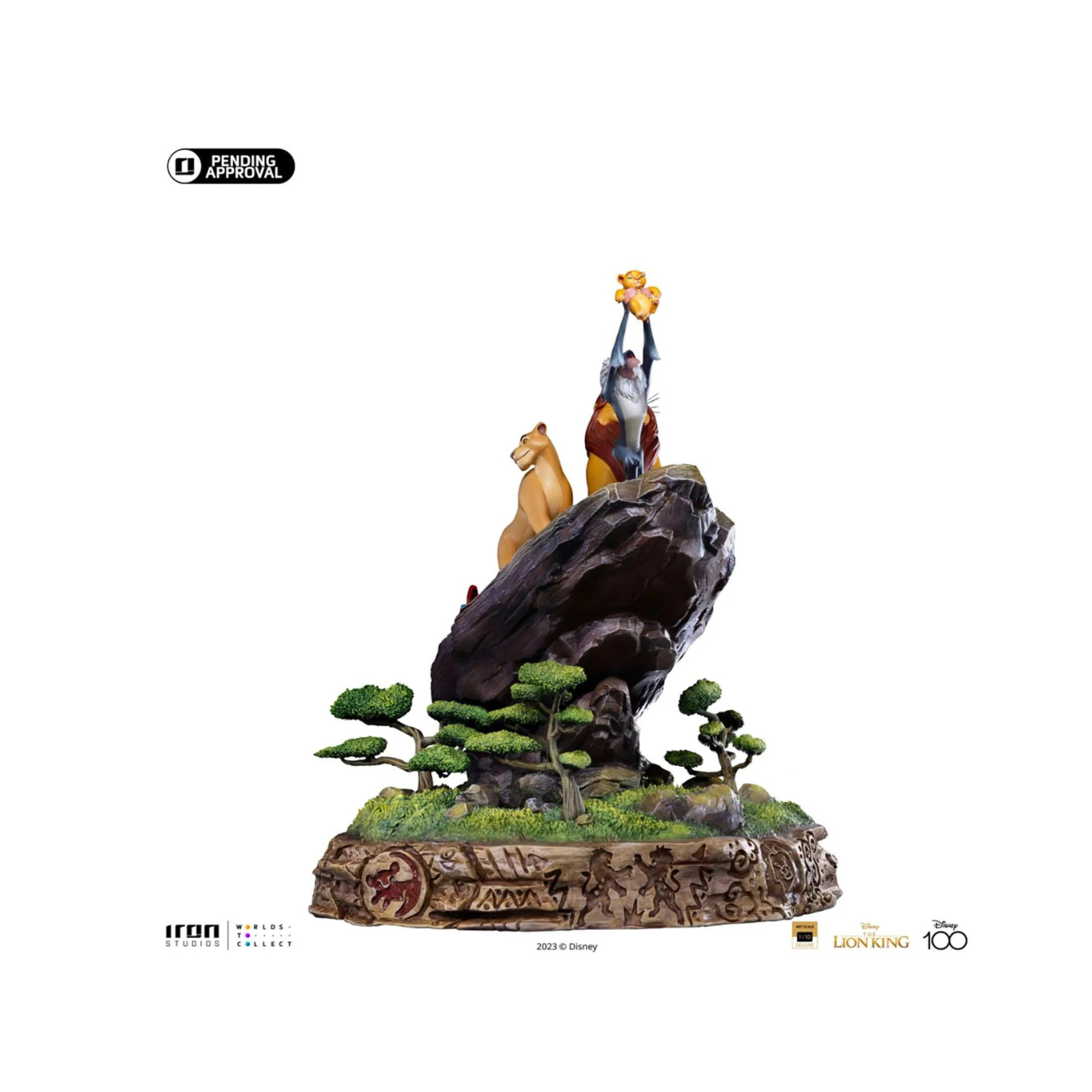 Statue Lion King Deluxe - Disney Classics 100 Years - Art Scale 1/10 - Iron Studios