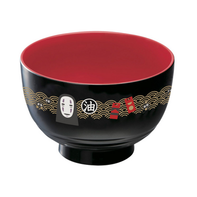 No Face Traditional Japanese Lacquer Ware Small Bowl "Spirited Away"