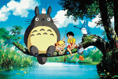 My Neighbor Totoro Fishing Anime Poster Size 24X36