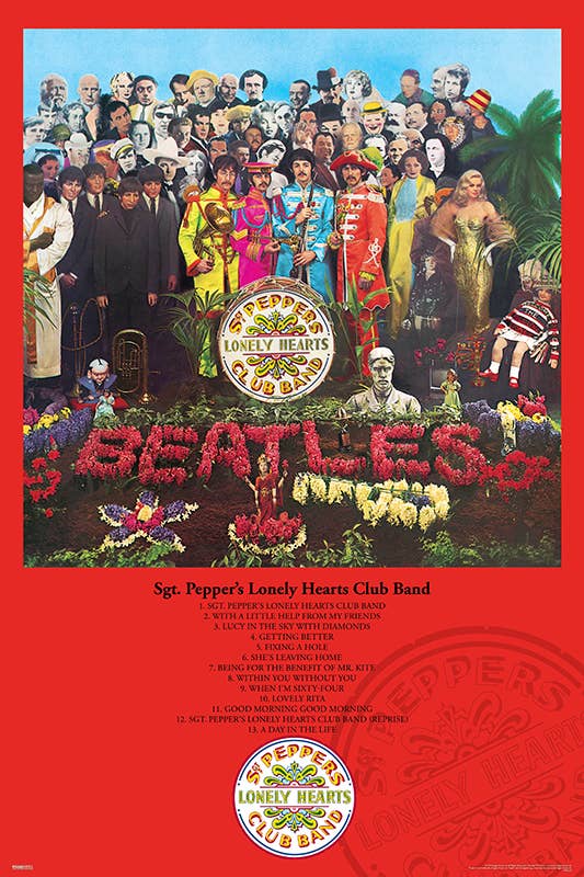 The Beatles - Sgt Pepper Album - 24x36 Poster