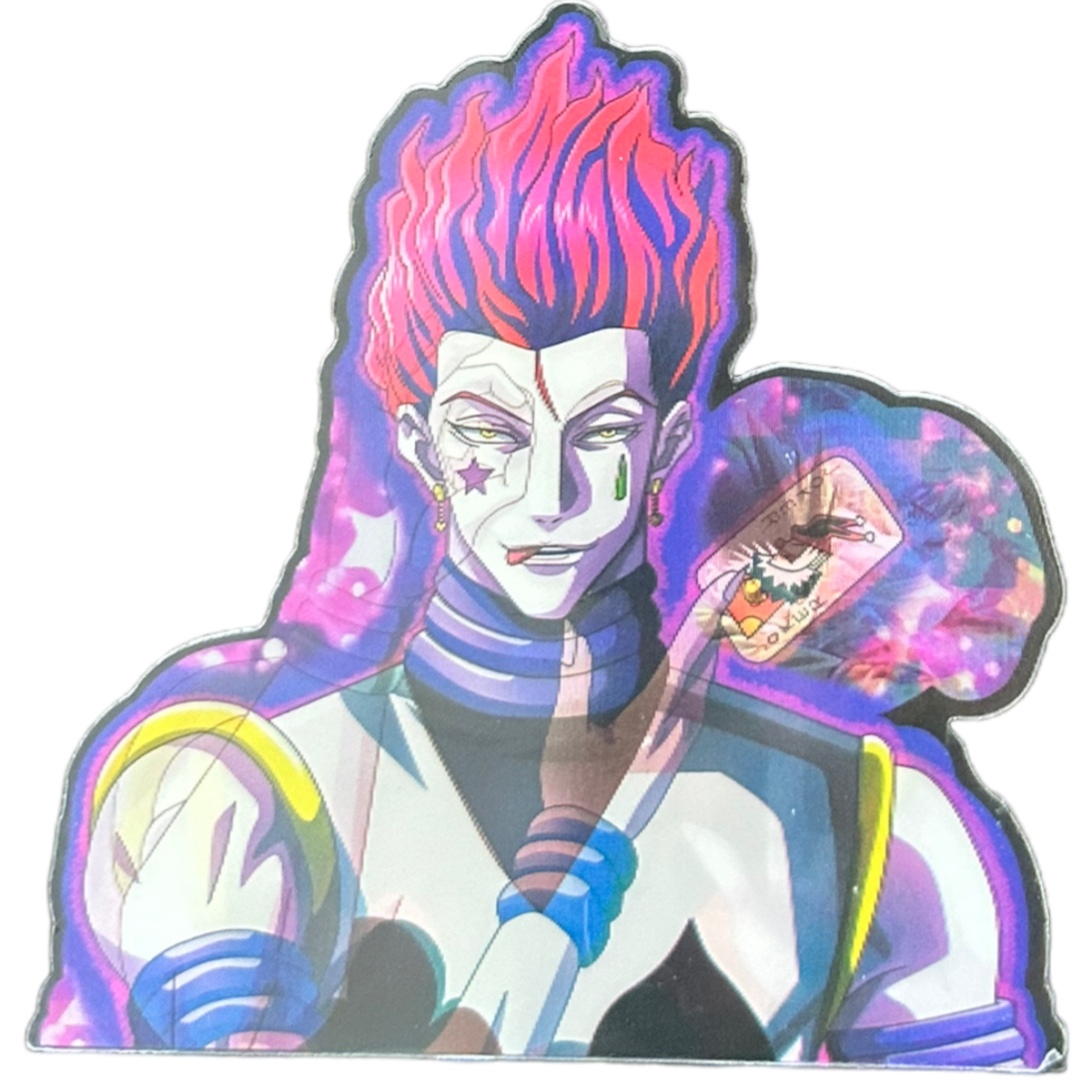 Hisoka Anime 3D Sticker K3