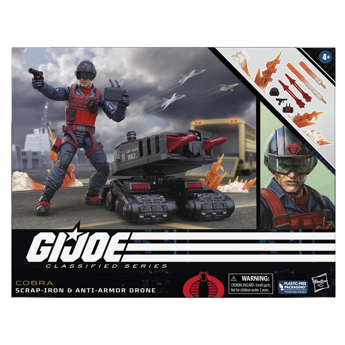 G.I. Joe Classified Series Cobra Scrap-Iron & Anti-Armor Drone