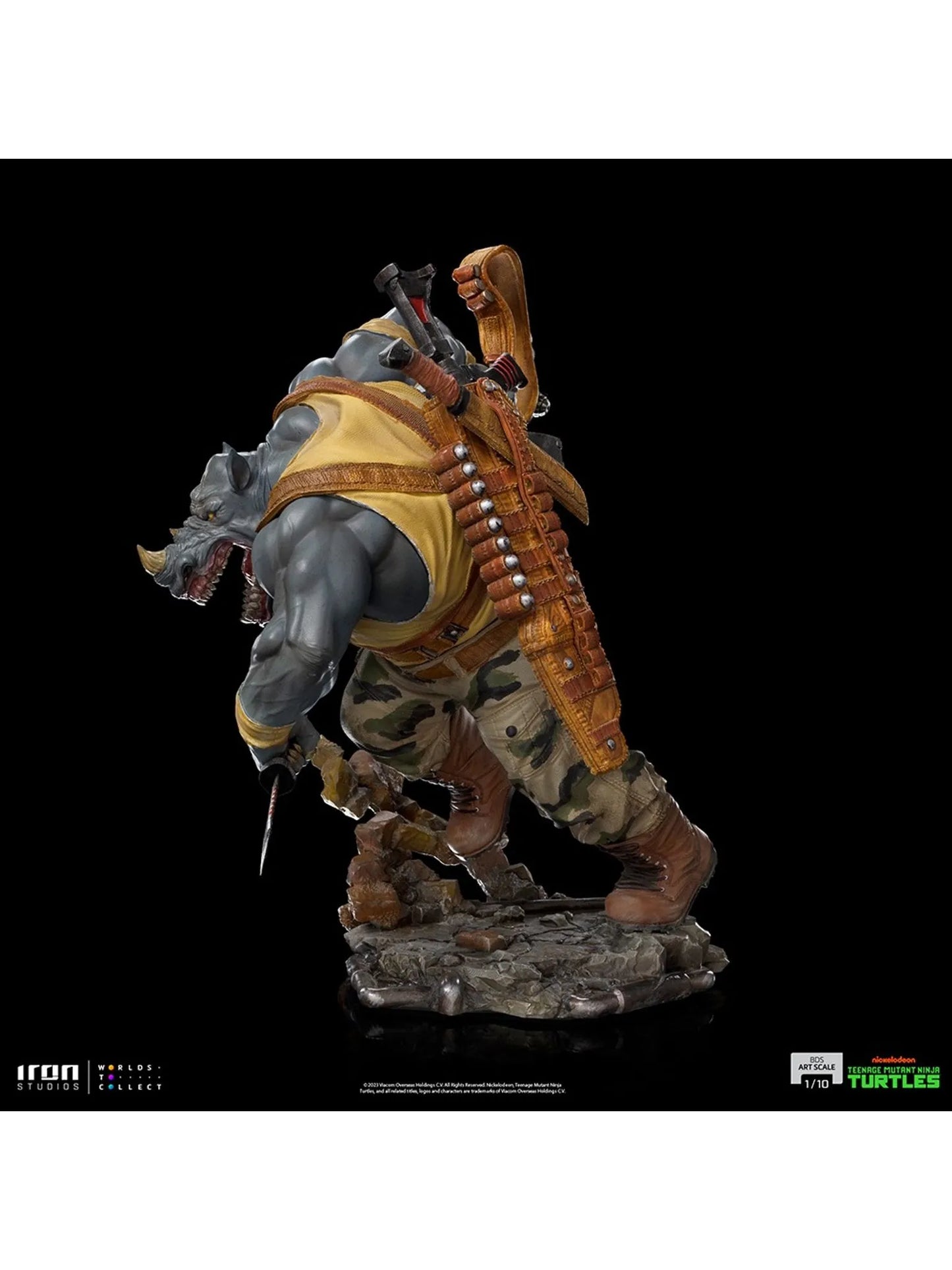 Statue Rocksteady - TMNT - BDS - Art Scale 1/10 - Iron Studios