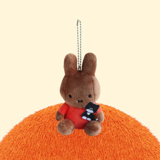 Limited Miffy Plush with lovely animal Keychain Bag Charm