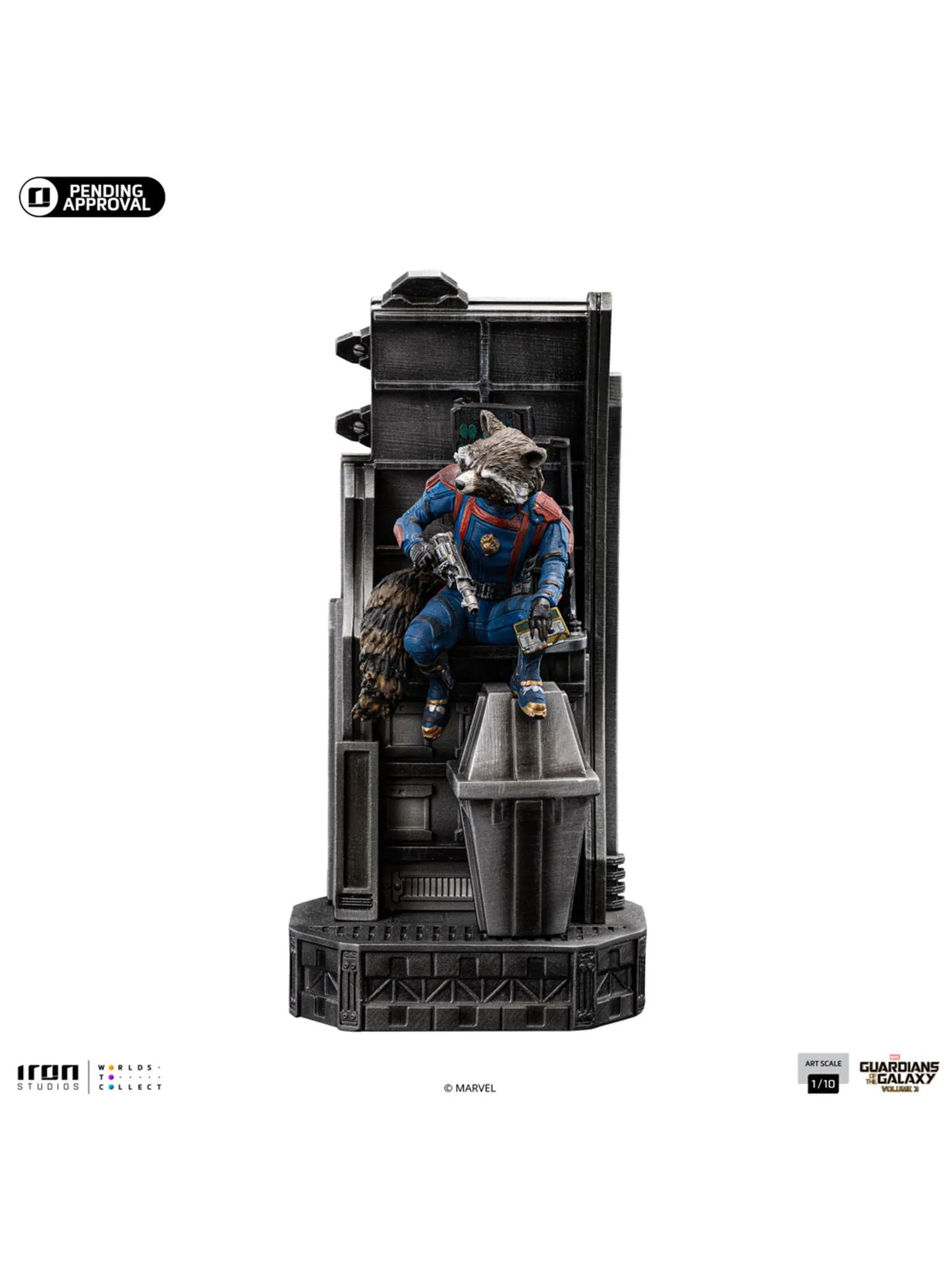 Statue Rocket Raccoon - Guardians of the Galaxy 3 - BDS Art Scale 1/1