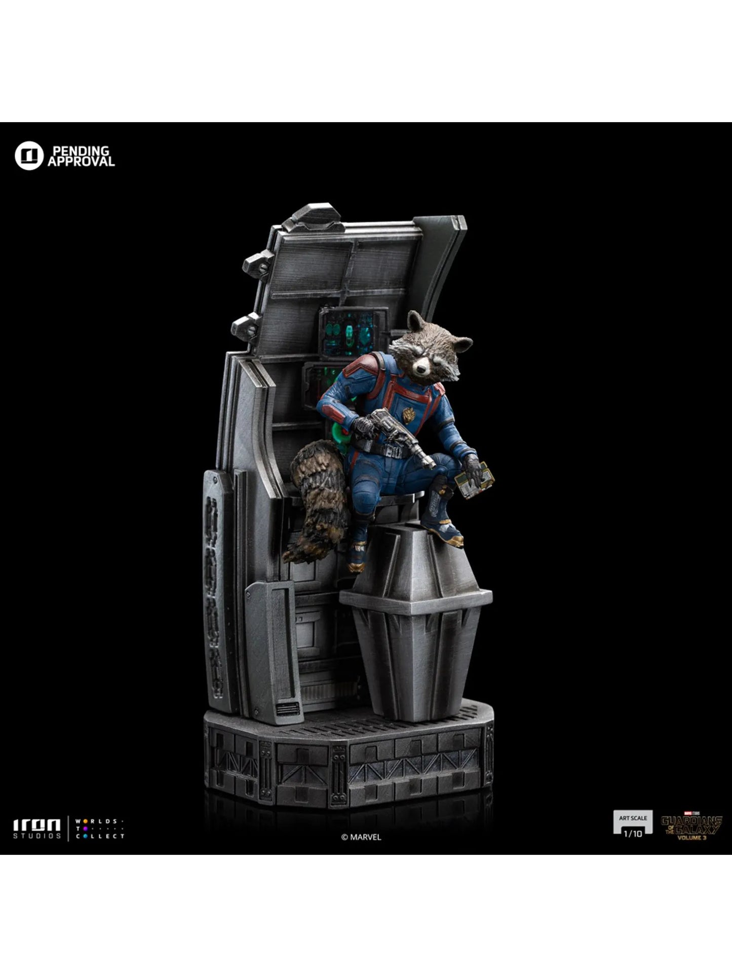 Statue Rocket Raccoon - Guardians of the Galaxy 3 - BDS Art Scale 1/1