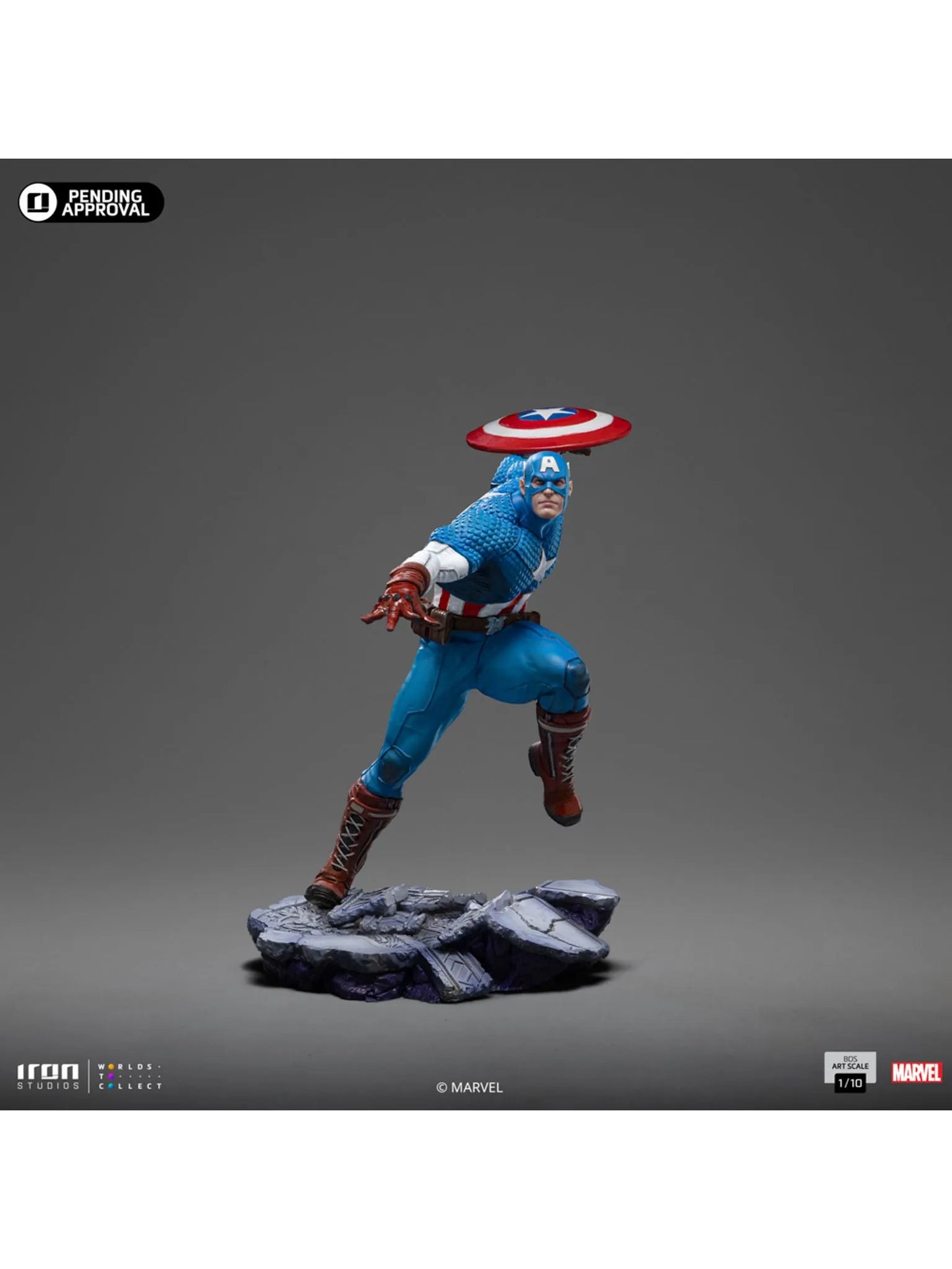 Statue Captain America - Infinity Gauntlet Diorama - BDS Art Scale 1/10 - Iron Studios