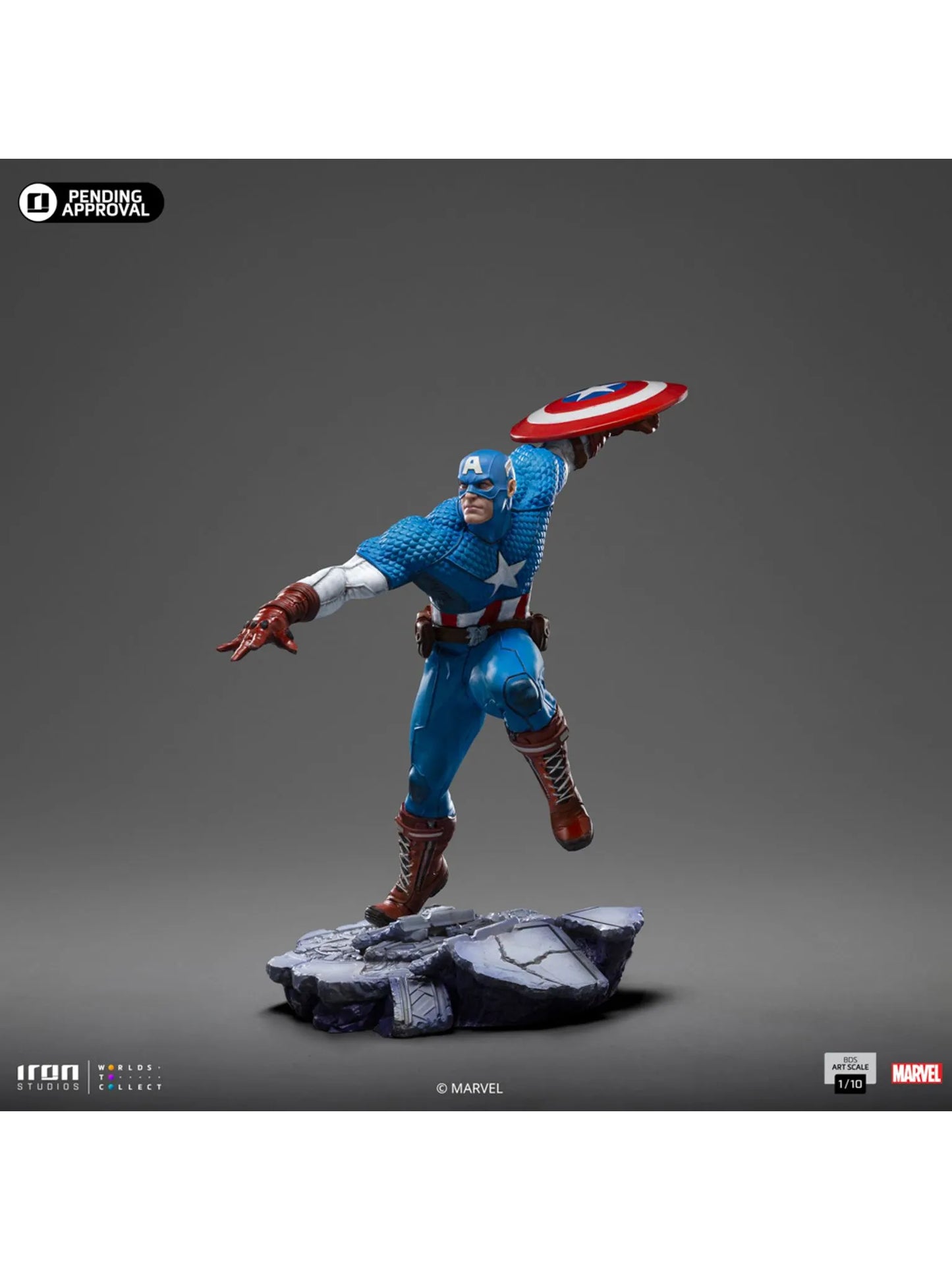 Statue Captain America - Infinity Gauntlet Diorama - BDS Art Scale 1/10 - Iron Studios