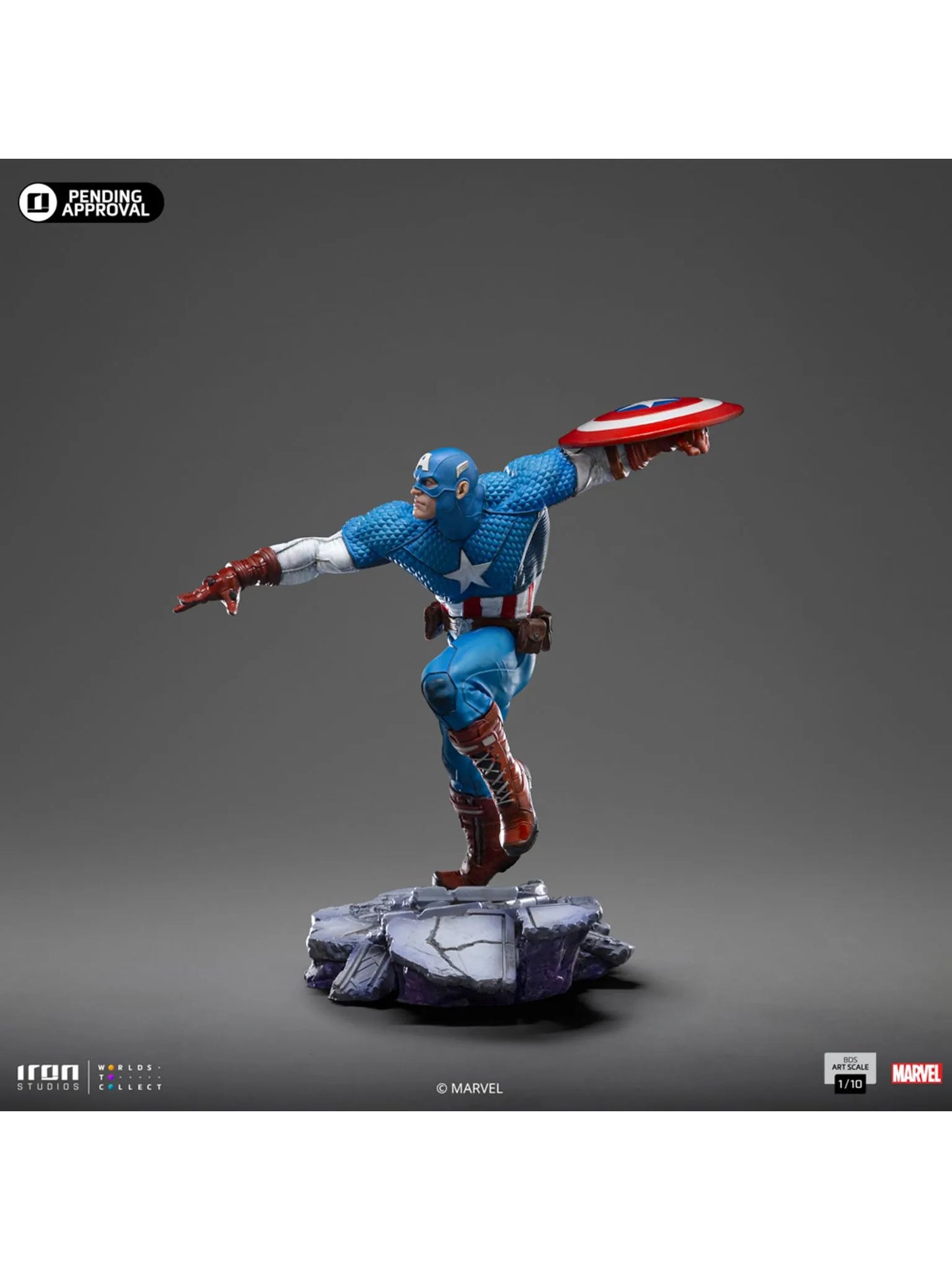 Statue Captain America - Infinity Gauntlet Diorama - BDS Art Scale 1/10 - Iron Studios