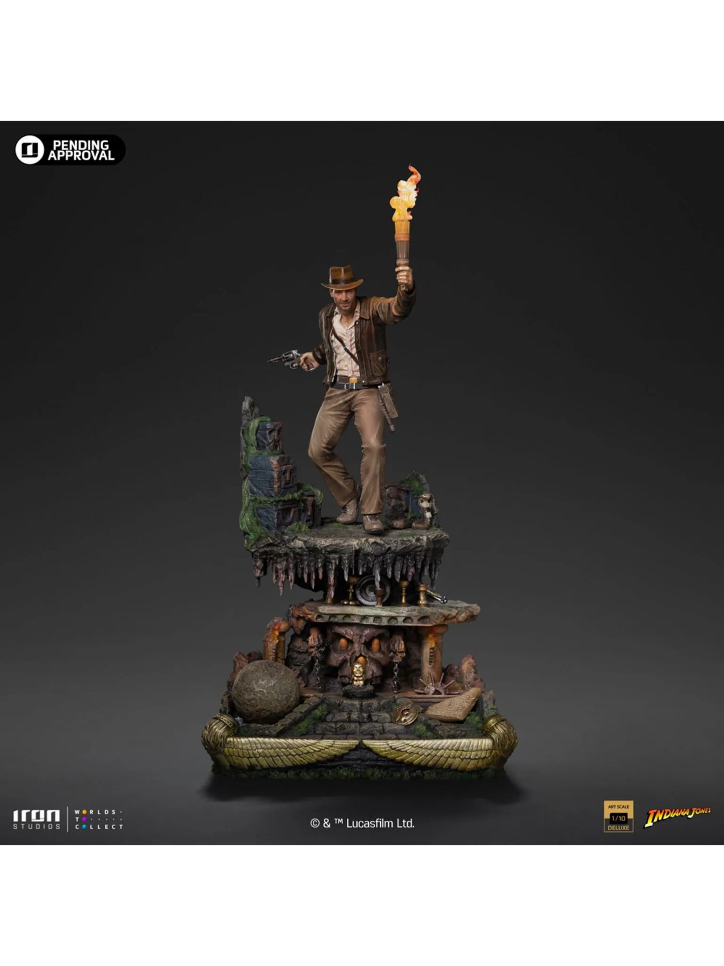 Statue Indiana Jones Deluxe - Indiana Jones - Art Scale 1/10 - Iron Studios