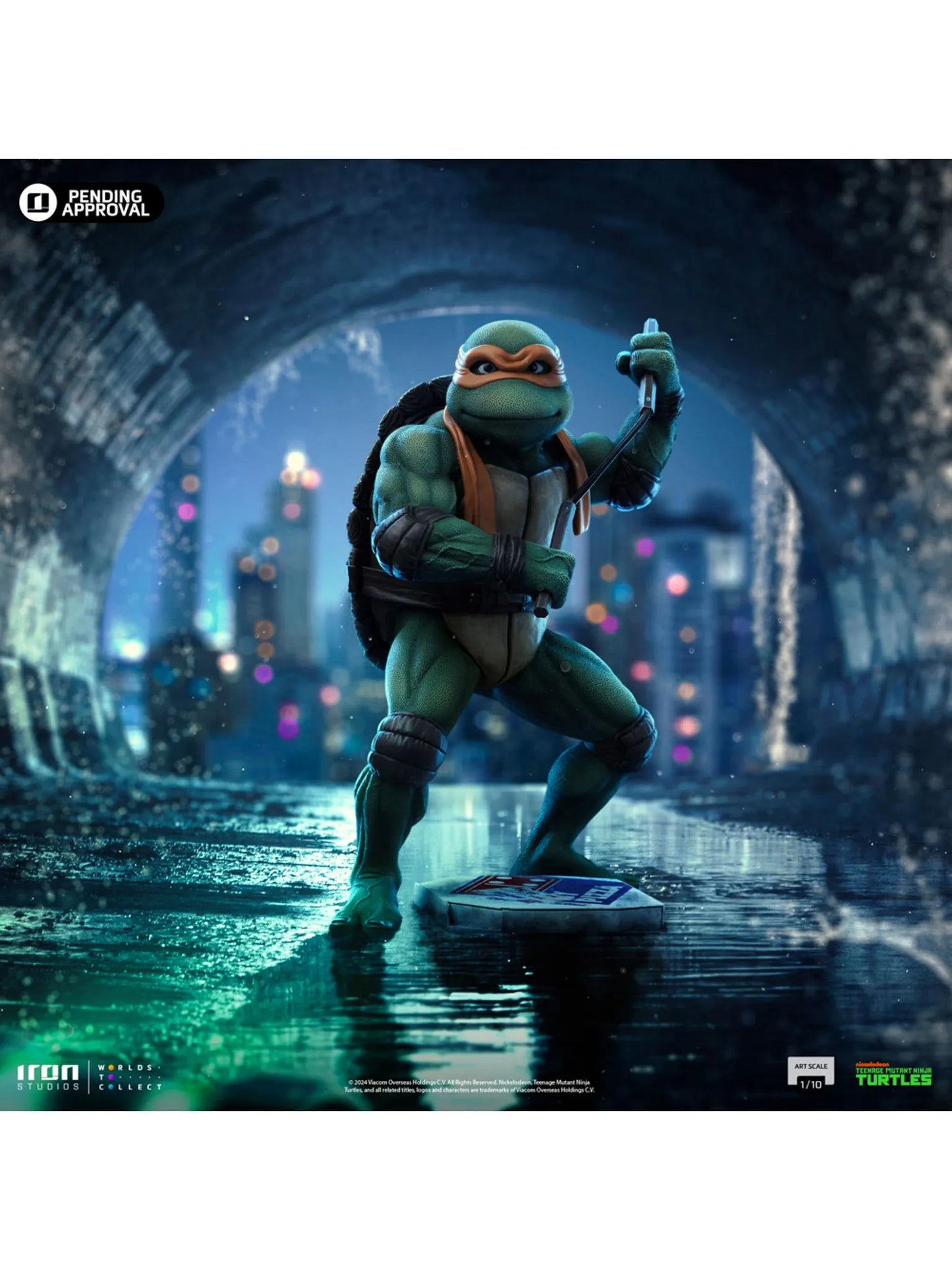 Statue Michelangelo - TMNT Movie - Art Scale 1/10