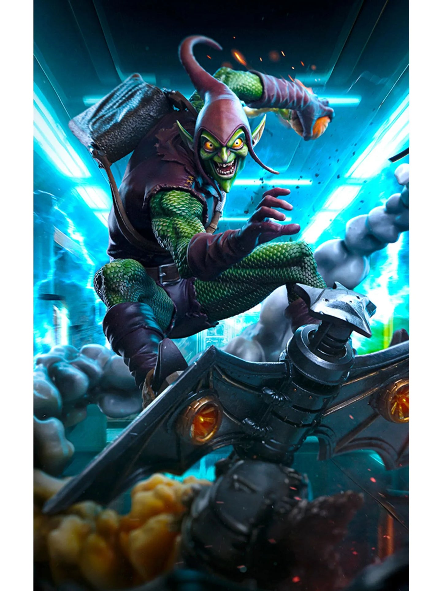 Statue Green Goblin - Spider-man vs Villains Diorama - BDS Art Scale 1/10