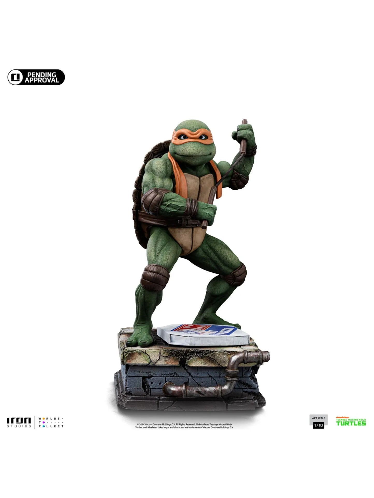 Statue Michelangelo - TMNT Movie - Art Scale 1/10