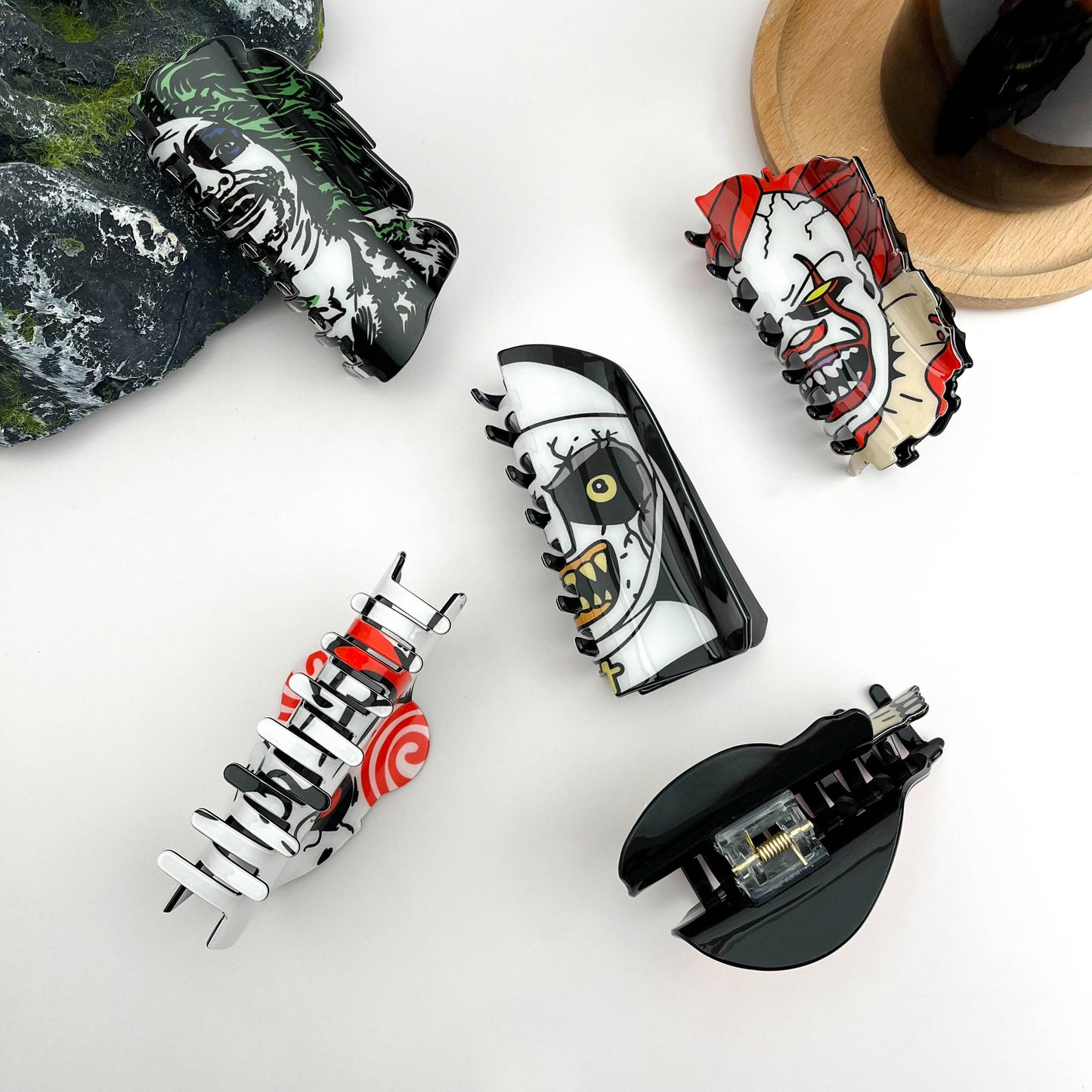 Halloween Hair Clips, Spooky & Fun Claw Clip Collection