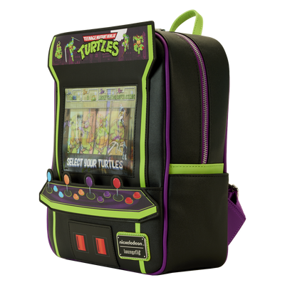 Loungefly Teenage Mutant Ninja Turtle 40th Anniversary Vintage Arcade Mini Backpack