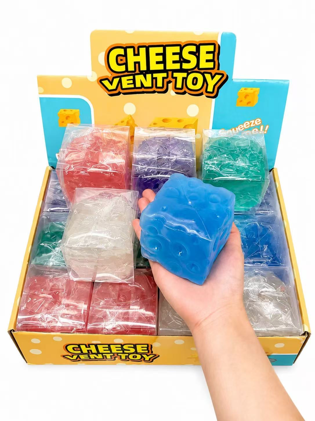 Squishy Colorful Cheese Vasoline