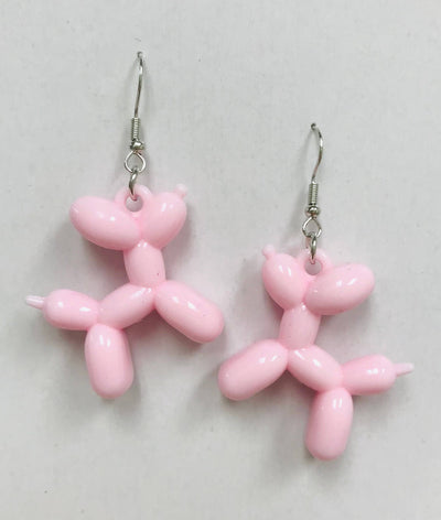 Acrylic Balloon Dog Earrings MULTI COLOR LISTING