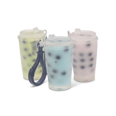 SCRUNCHEMS BUBBLE TEA KEYCHAIN