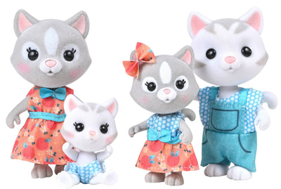 Honey Bee Acres The Purringtons Cat Family Set