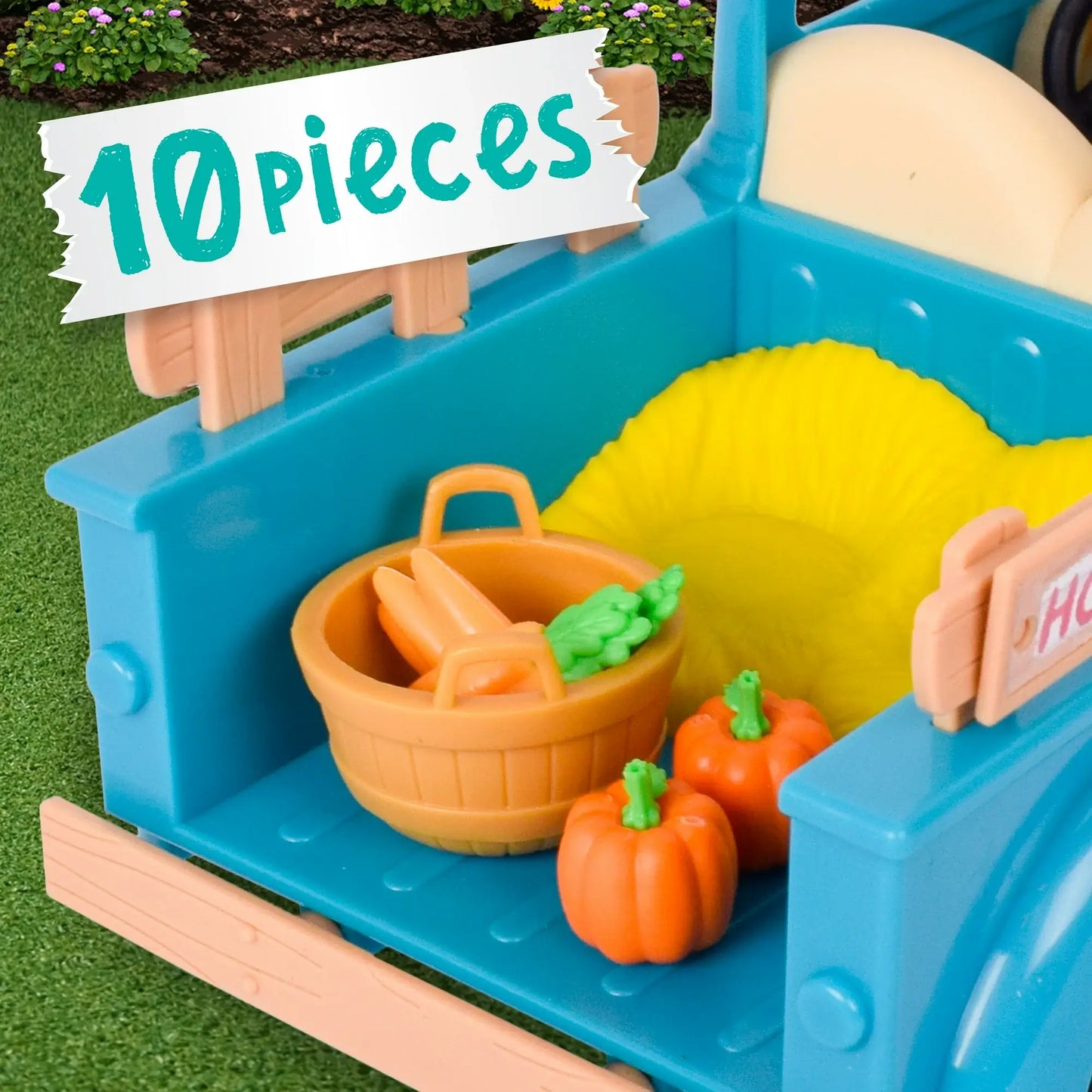 Honey Bee Acres Buzzby Farm Truck Playset with figurine