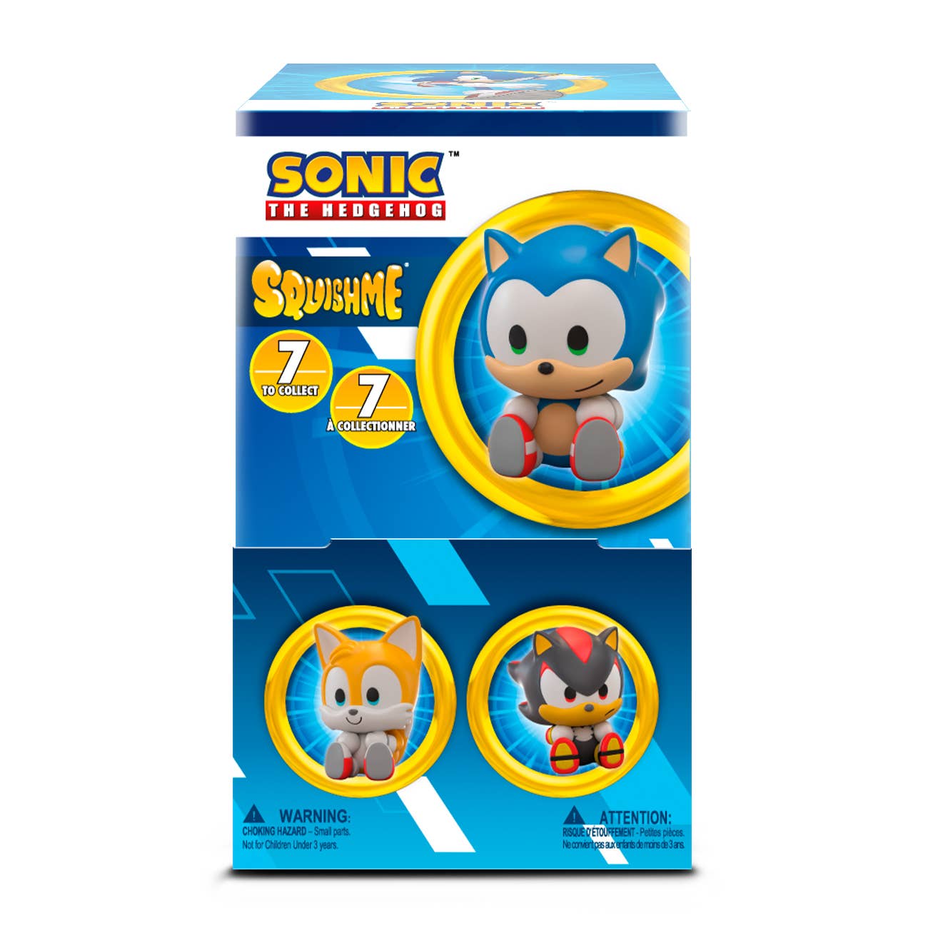 Sonic 3.5" SquishMe Scented Figure Mystery Packs in Display