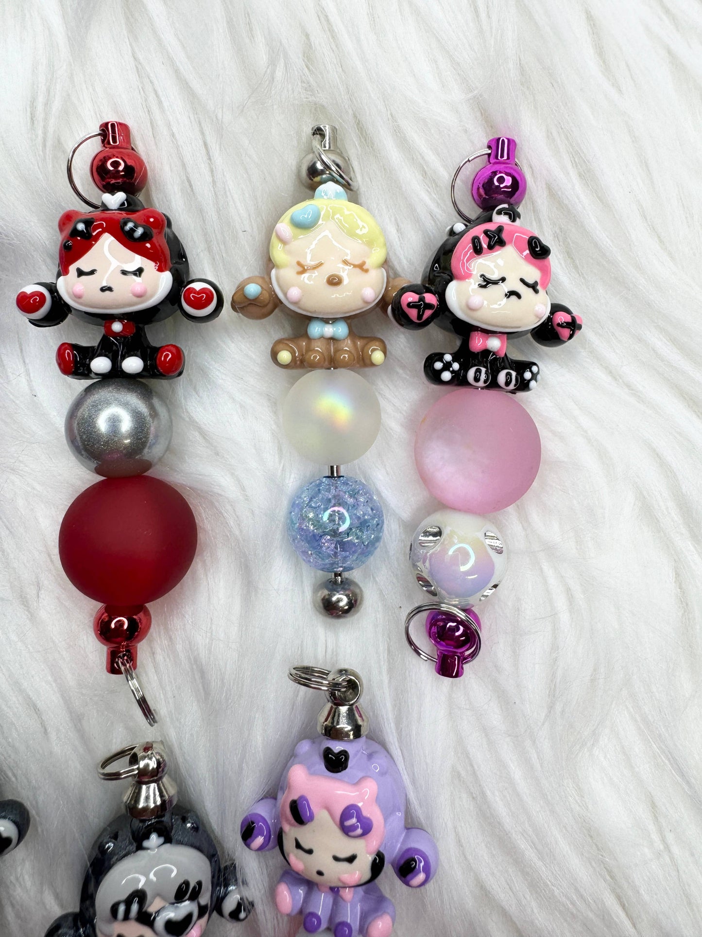 Skull Panda Keychains