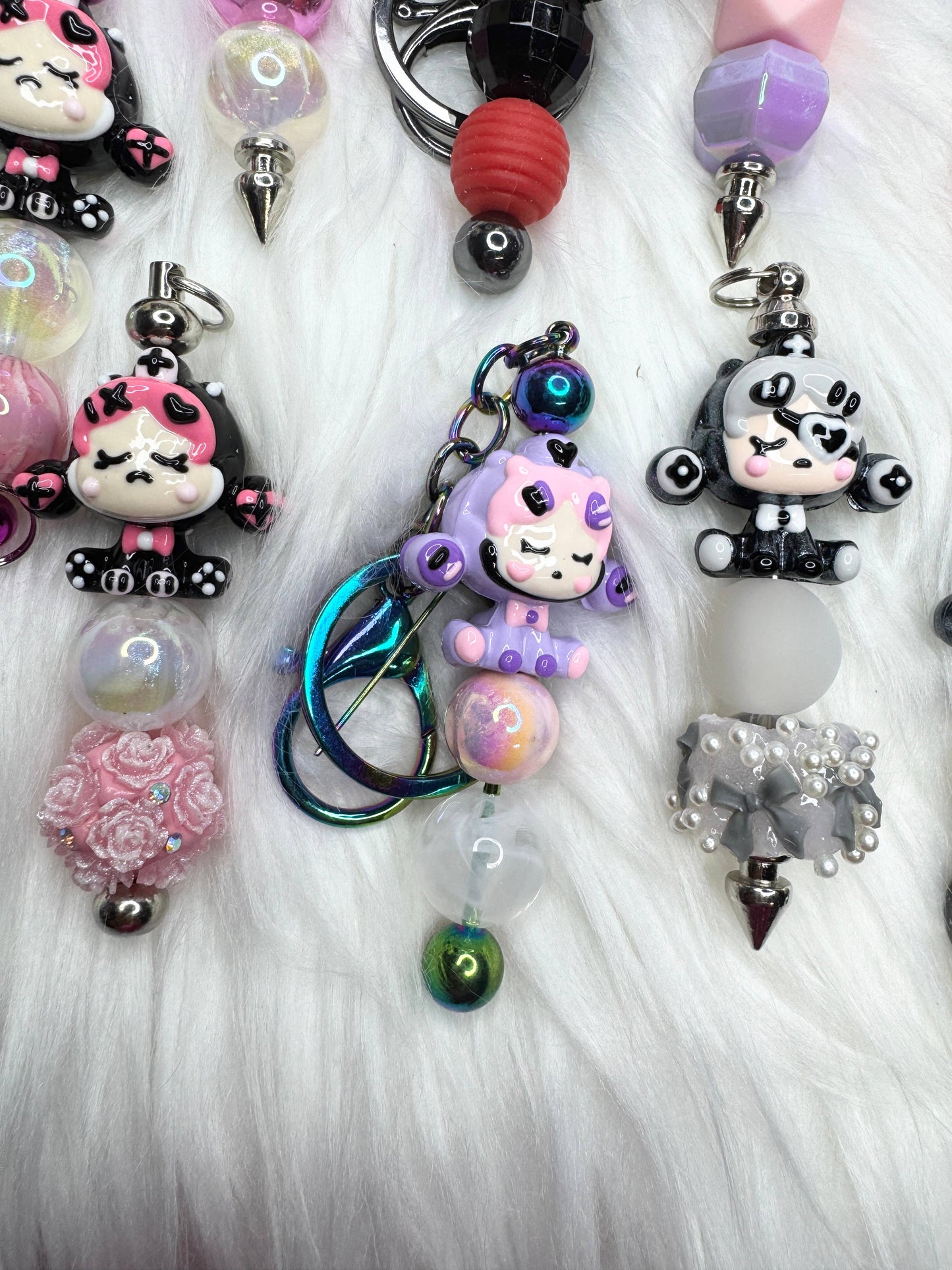 Skull Panda Keychains