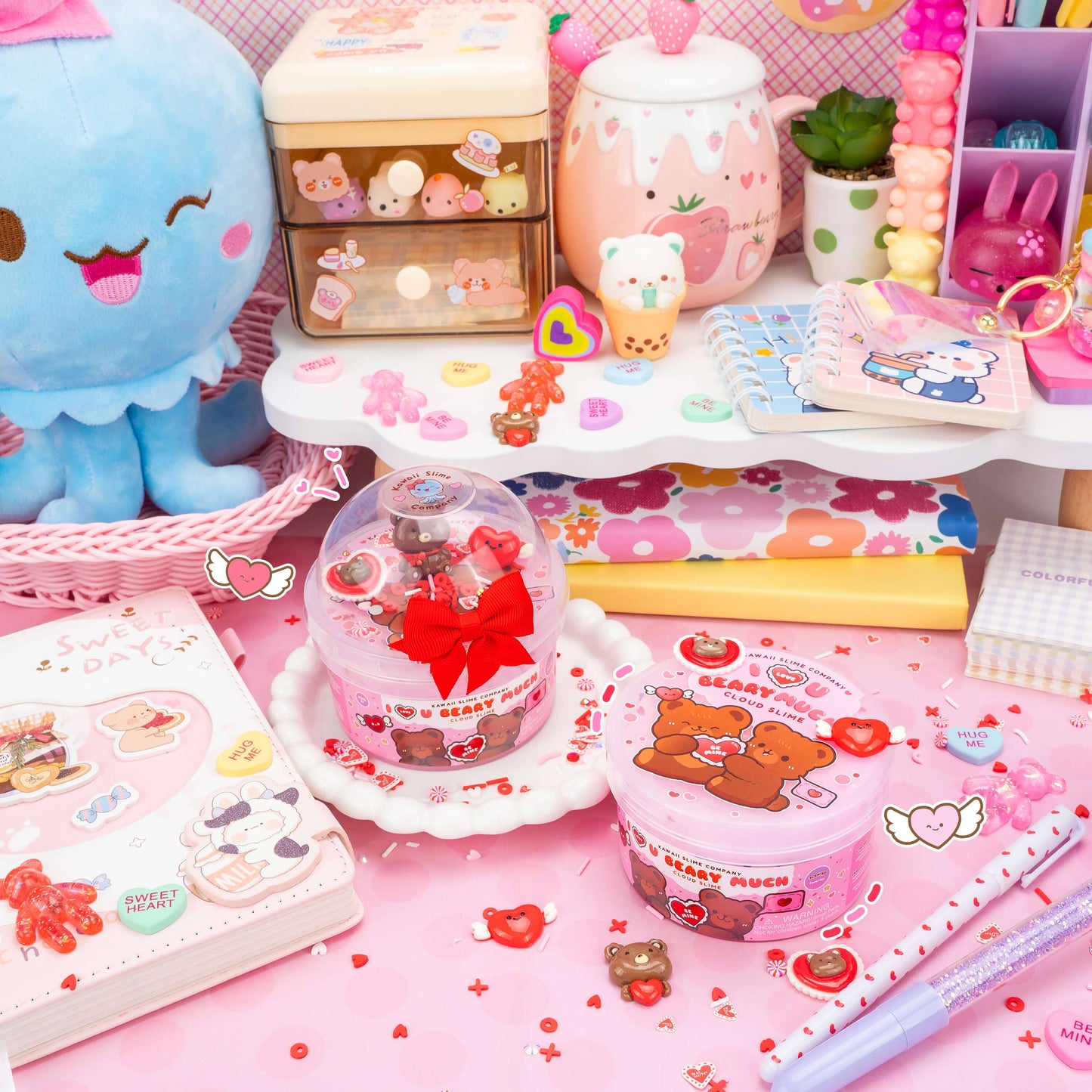 I Love You Beary Much Cloud Signature Dome™ Slime