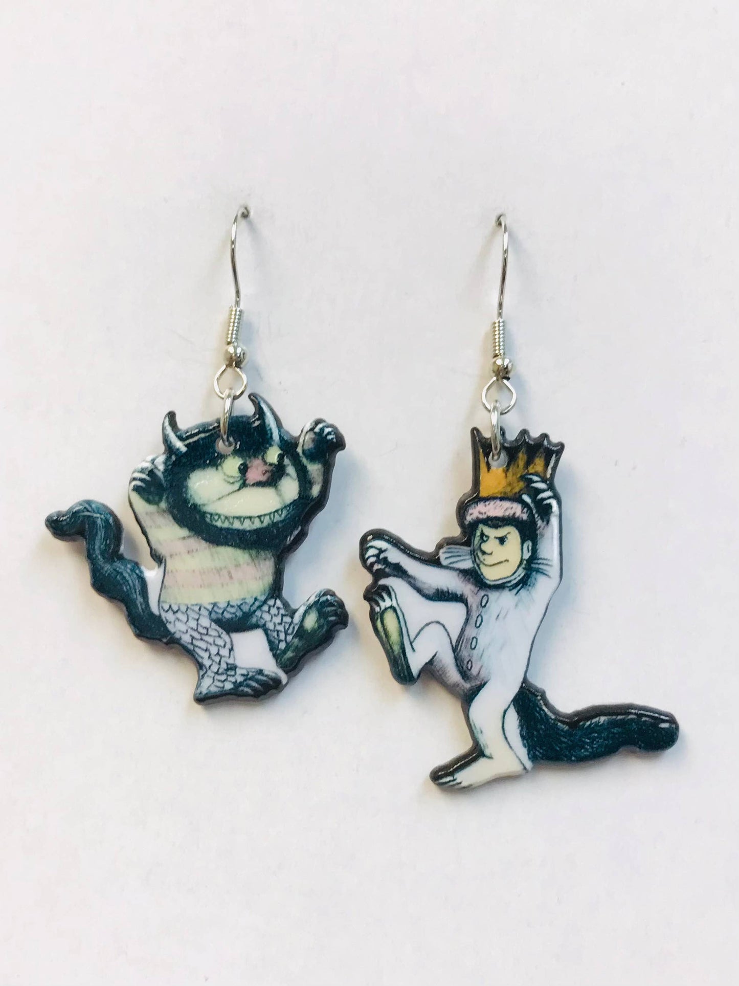 Where The Wild Things Are - Monster and Prince Earrings