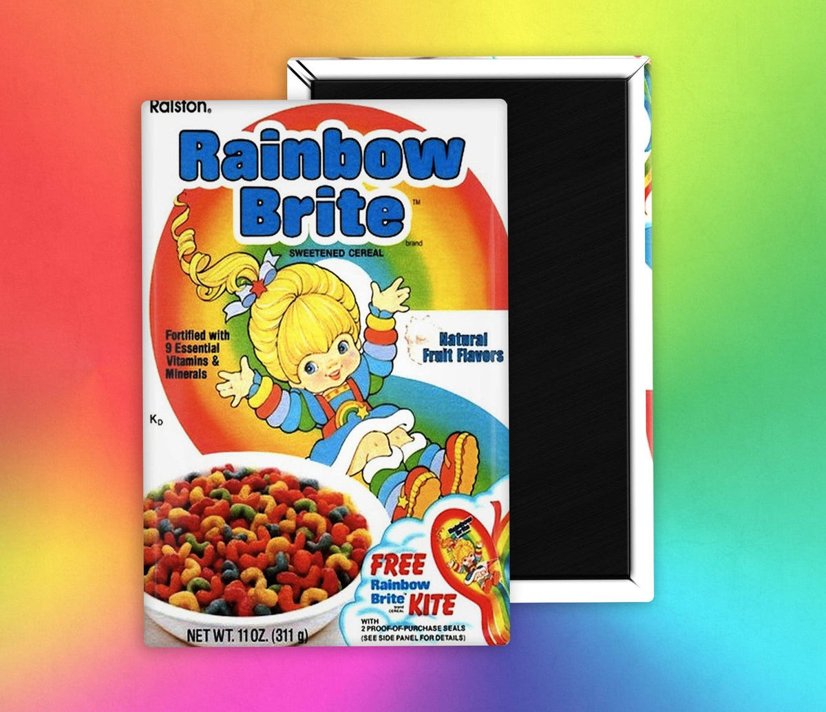 Rainbow Brite Cereal Fridge Magnet