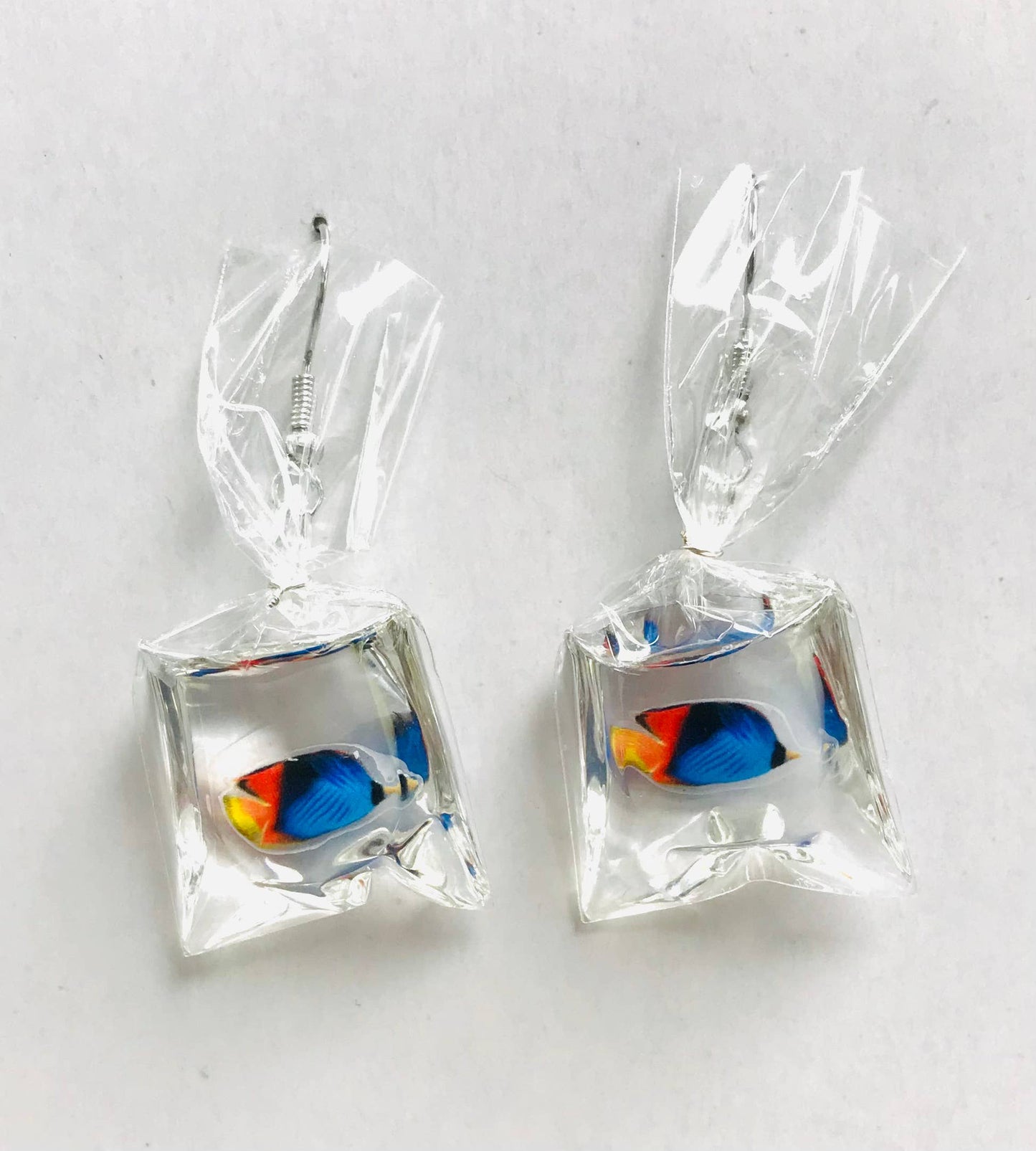 Tropical Fish Bag Earrings