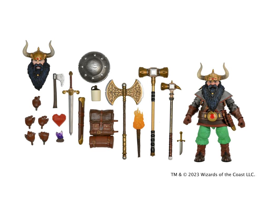 Dungeons & Dragons Ultimate Elkhorn the Good Dwarf Fighter Action Figure