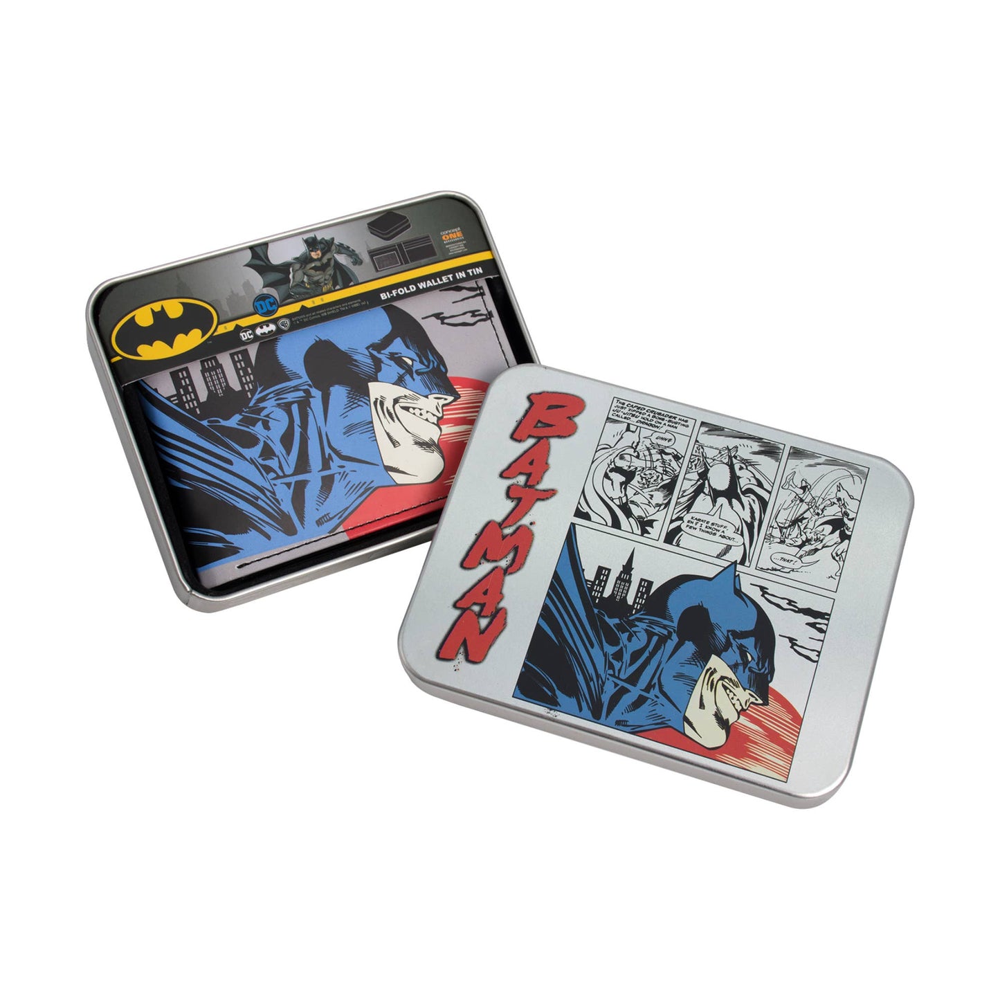 DC Comics Batman Face Print Bifold Wallet