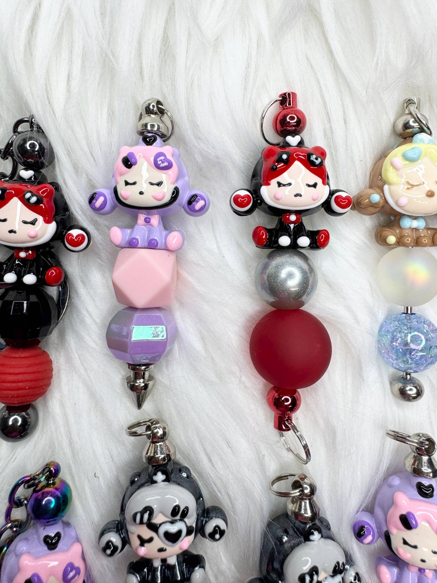 Skull Panda Keychains