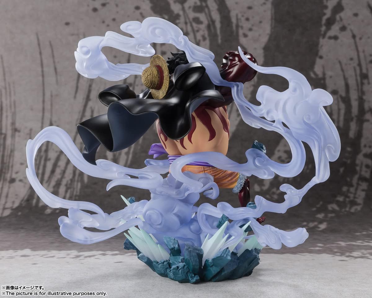 TAMASHII NATIONS One Piece Monkey.D.Luffy Gear4 Battle of Monsters on Onigashima Bandai Spirits FiguartsZERO Statue Collectible Statue