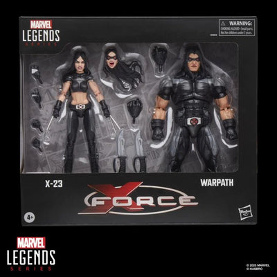 X-Force Marvel Legends Warpath and X-23 Action Figure Two-Pack