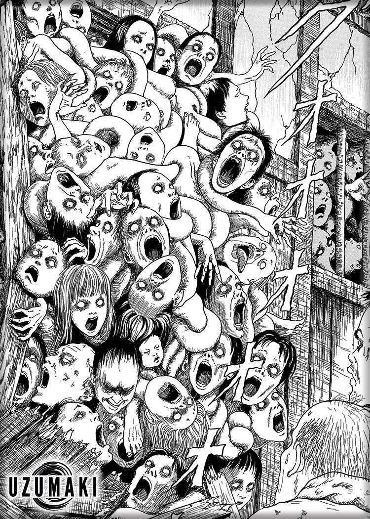 Junji Ito Uzumaki Erosion Magnet