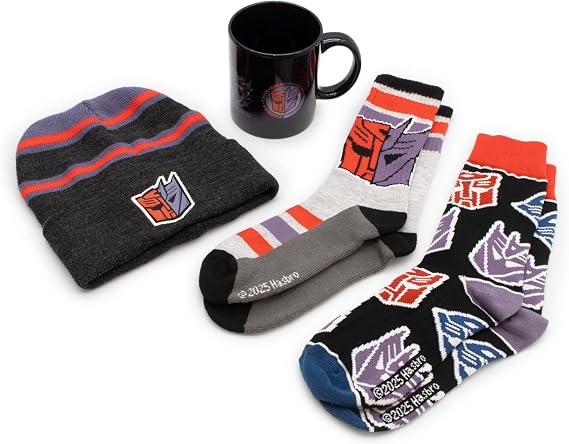 Transformers Boot Sock Cozy Bundle Gift Set