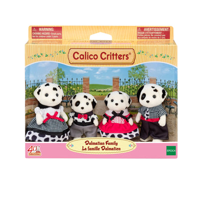 Calico Critters Dalmatian Family, 4 Collectible Doll Figures