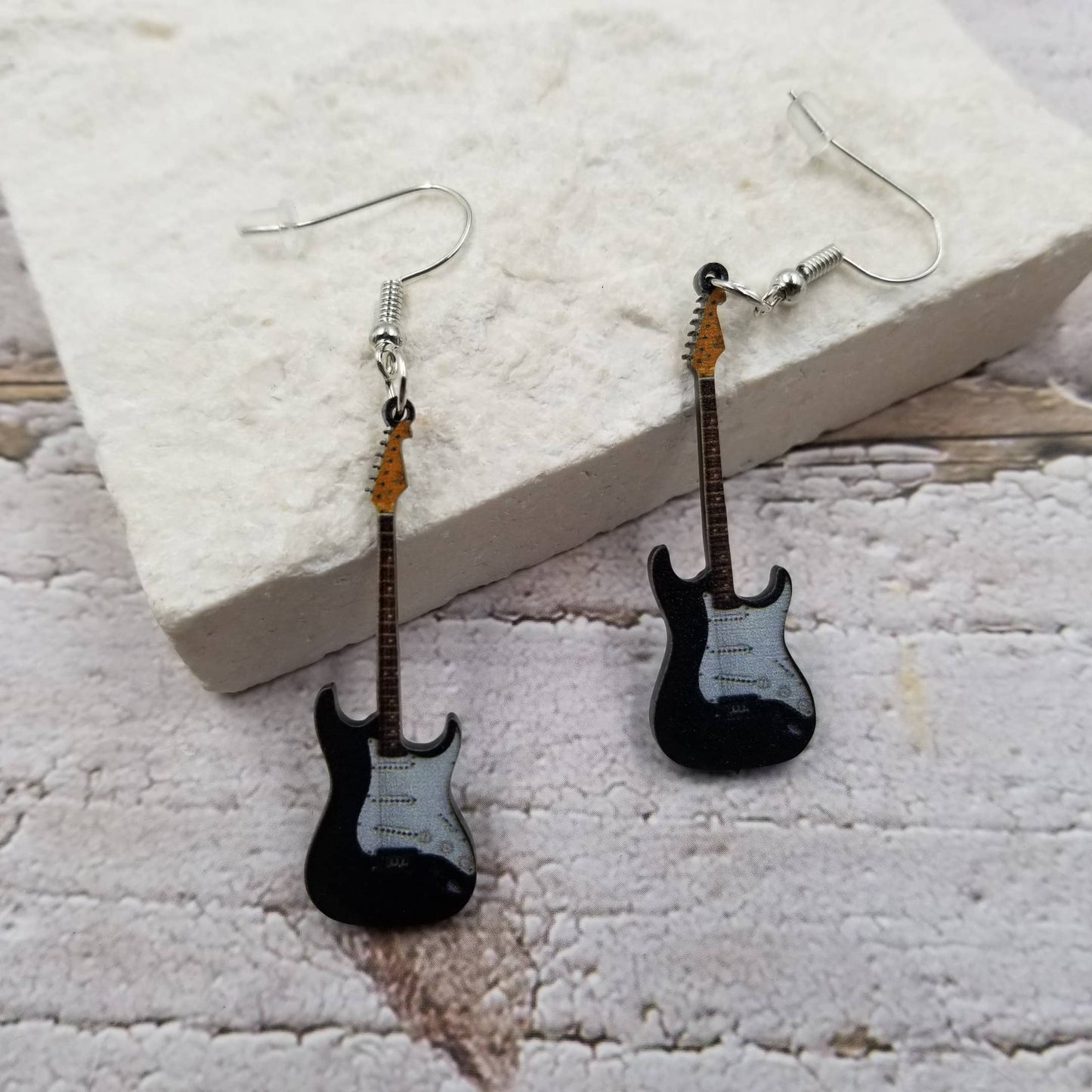 Hip Hop Bass Earrings